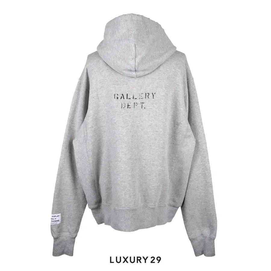 Gallery Dept. DEPT LOGO HOODIE HEATHER GREY GALLERY DEPT.