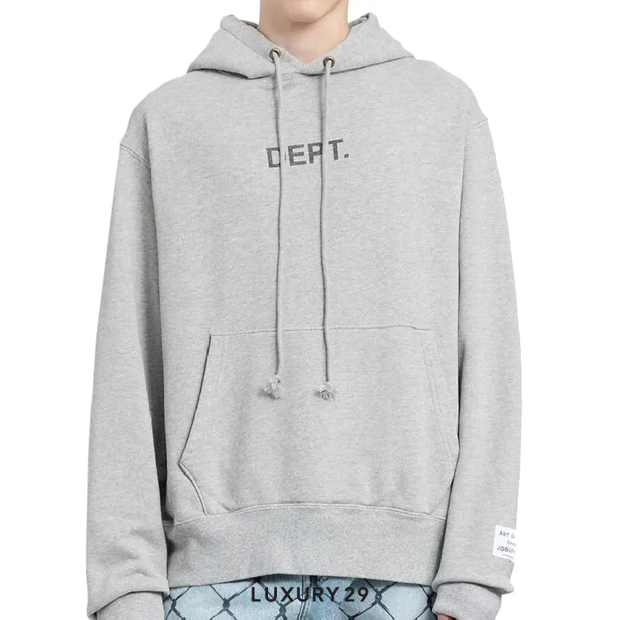 Gallery Dept. DEPT LOGO HOODIE HEATHER GREY GALLERY DEPT.