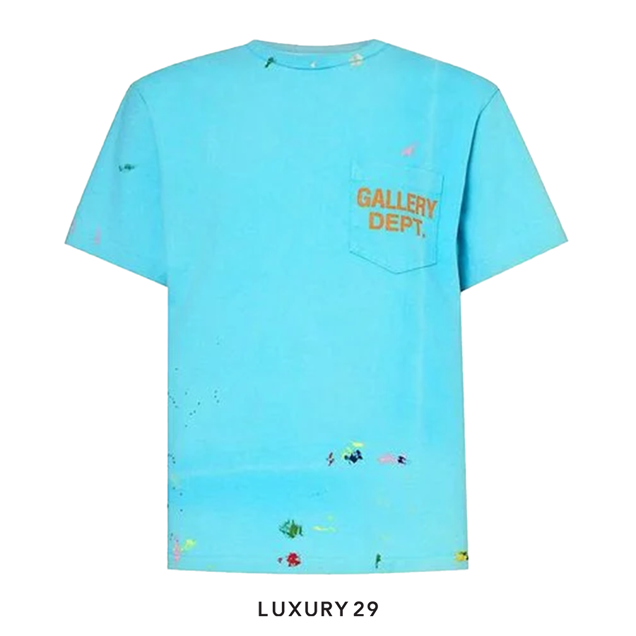 Gallery Dept. Vintage Logo Painted Tee Turquoise