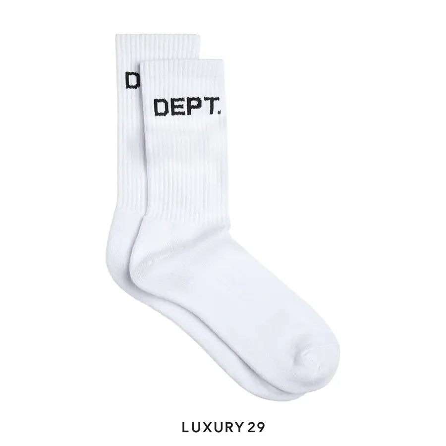Gallery Dept. 'DEPT SOCKS' White0625009400-DSL-90014-15-0043Apparel & Accessories > Clothing > Socks > Crew Socks