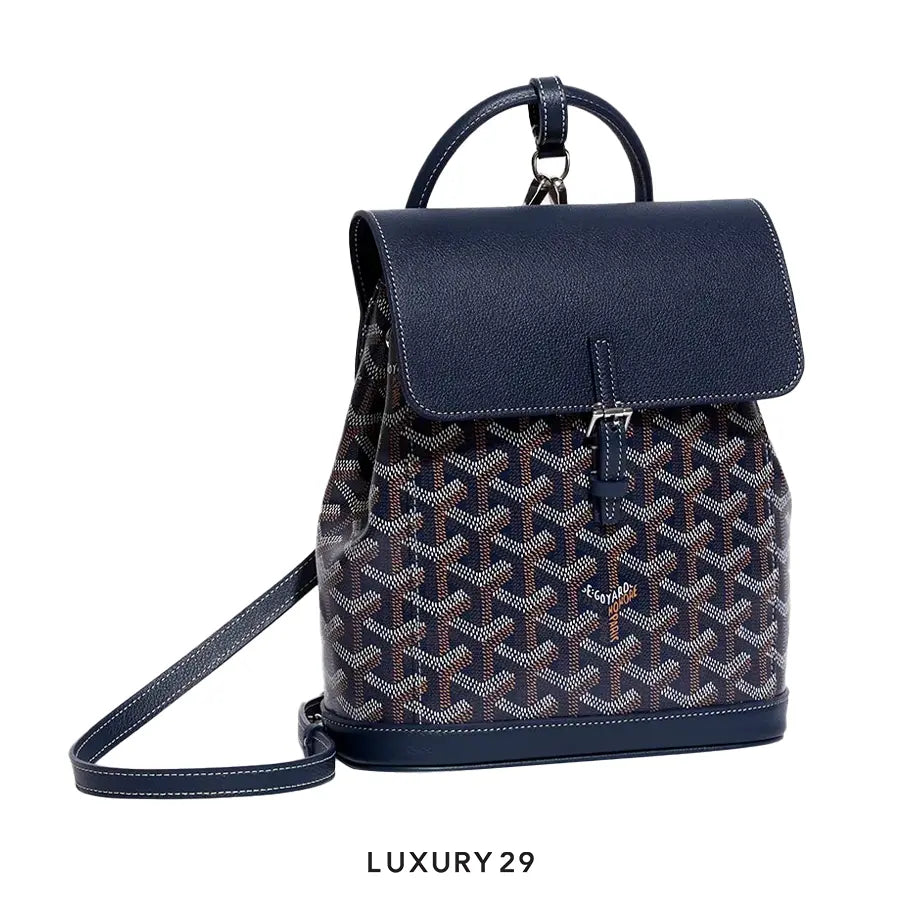 Goyard Alpin Mini Backpack Navy Blue
