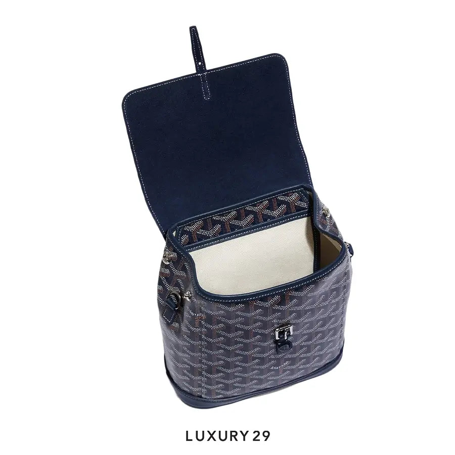 Goyard Alpin Mini Backpack Navy Blue GOYARD