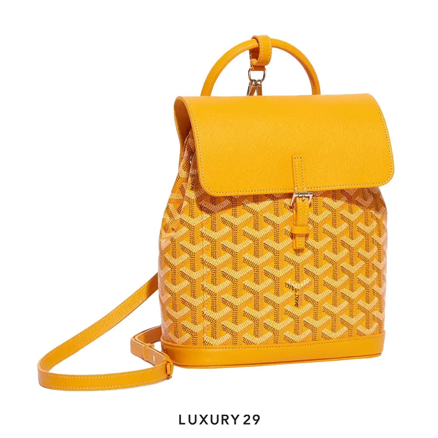 Goyard Alpin Mini Backpack Yellow