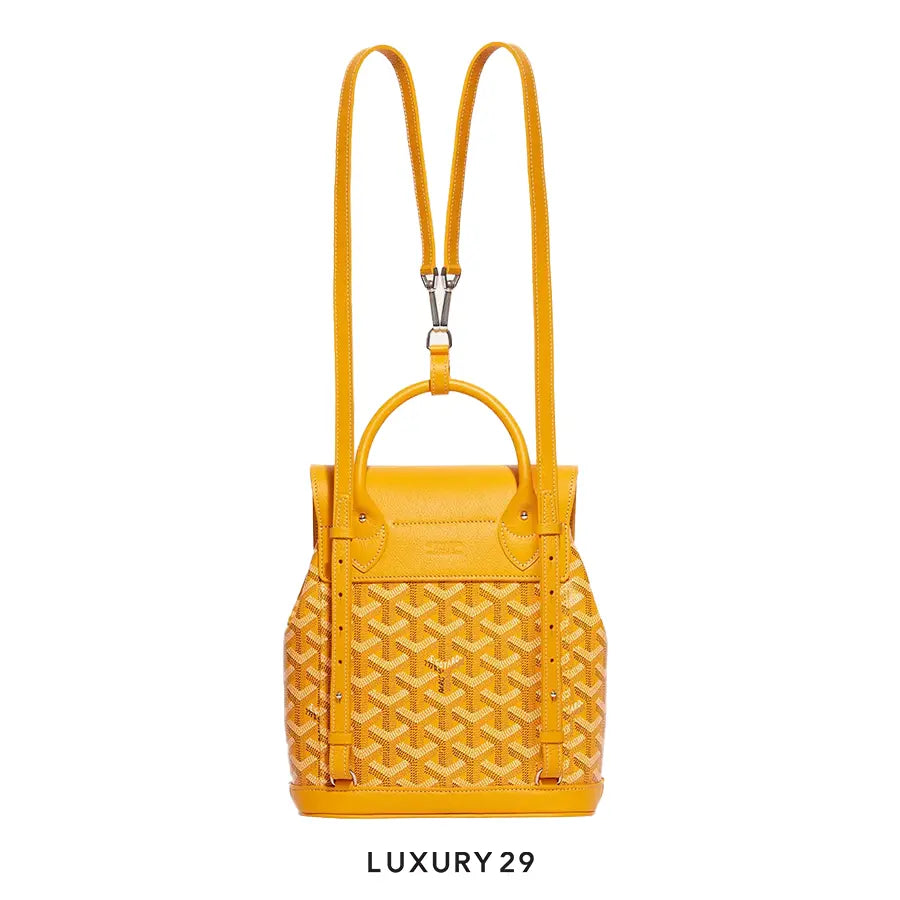 Goyard Alpin Mini Backpack Yellow GOYARD