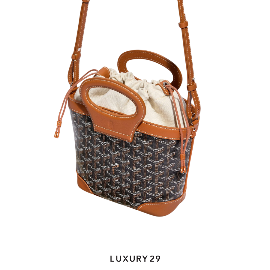 Goyard Beluga Bag Mini Black Tan GOYARD