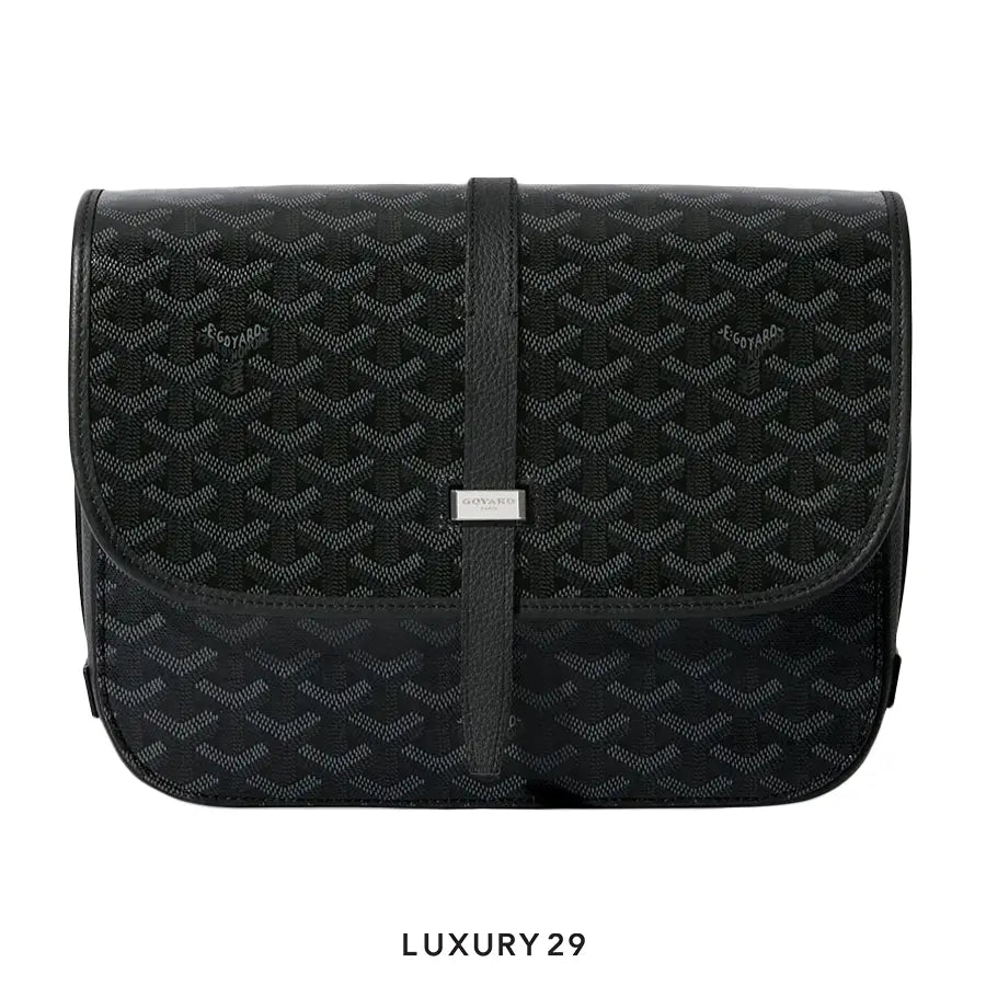 Goyard Belvedere MM Bag Jet Black