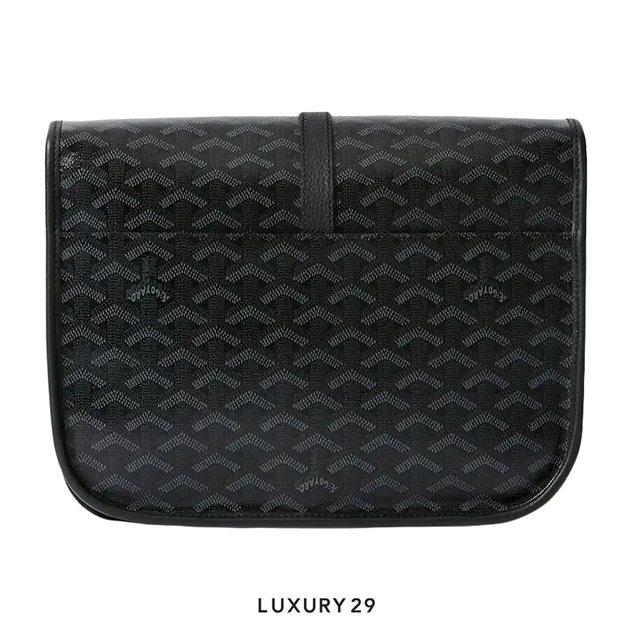 Goyard Belvedere MM Bag Jet Black GOYARD
