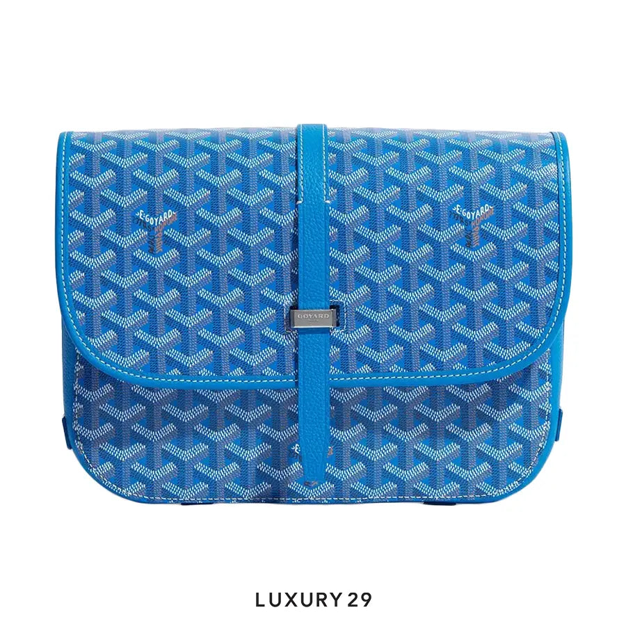 Goyard Belvedere MM Bag Sky Blue