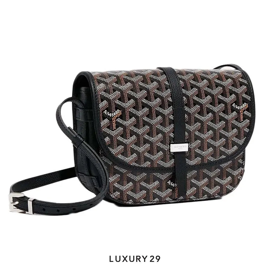Goyard Belvedere PM Bag Black GOYARD