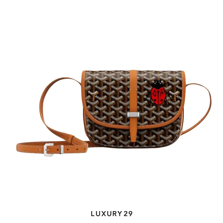 Goyard Belvedere PM Bag Black & Tan GOYARD