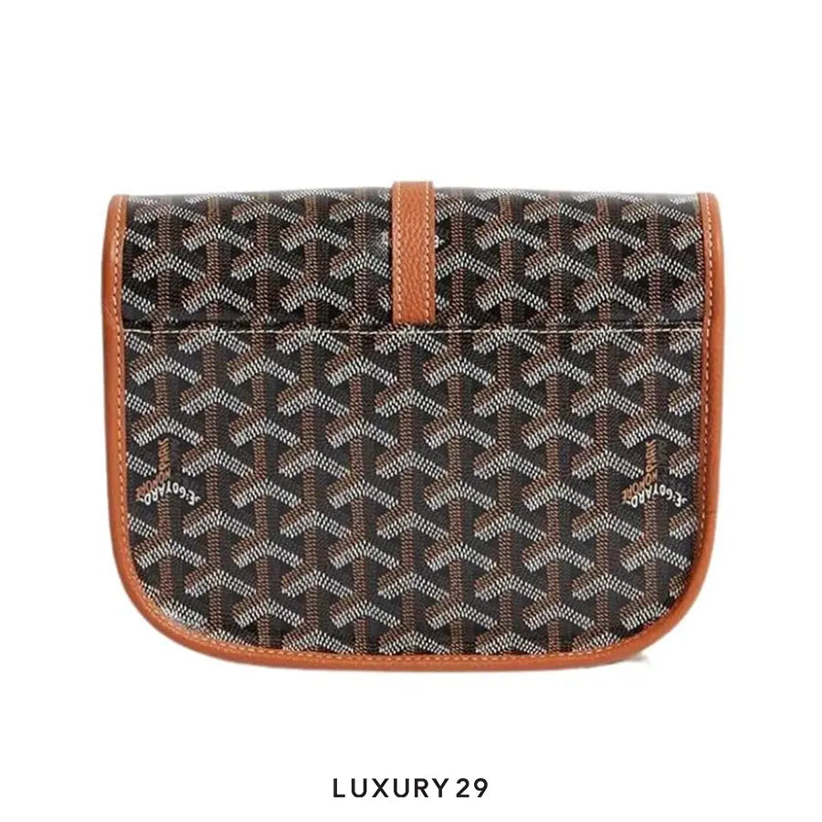 Goyard Belvedere PM Bag Black & Tan GOYARD