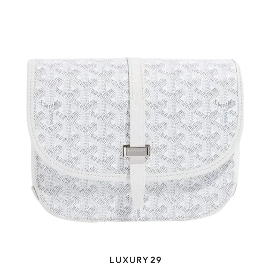Goyard Belvedere PM Bag White GOYARD