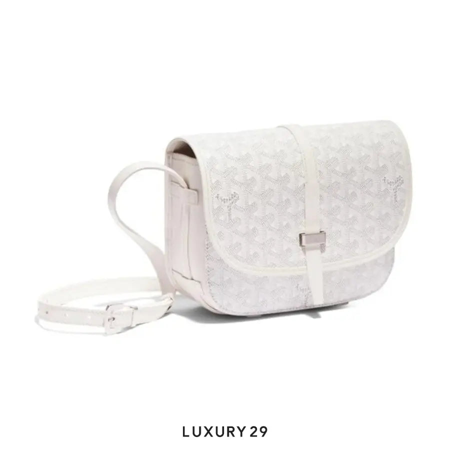 Goyard Belvedere PM Bag White GOYARD
