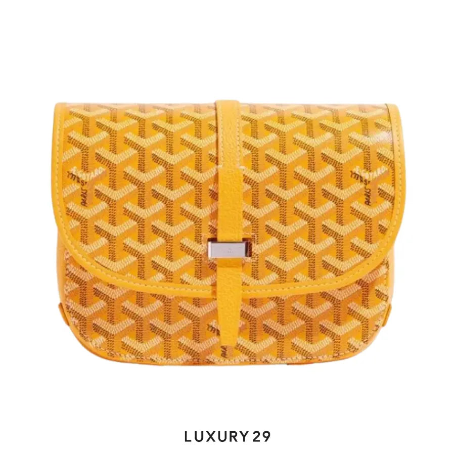 Goyard Belvedere PM Bag Yellow GOYARD