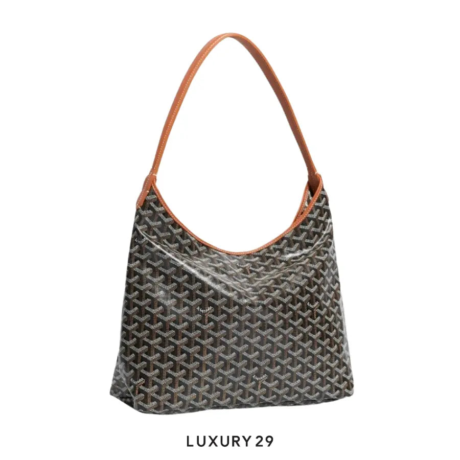Goyard Boheme Hobo Bag Black & Tan