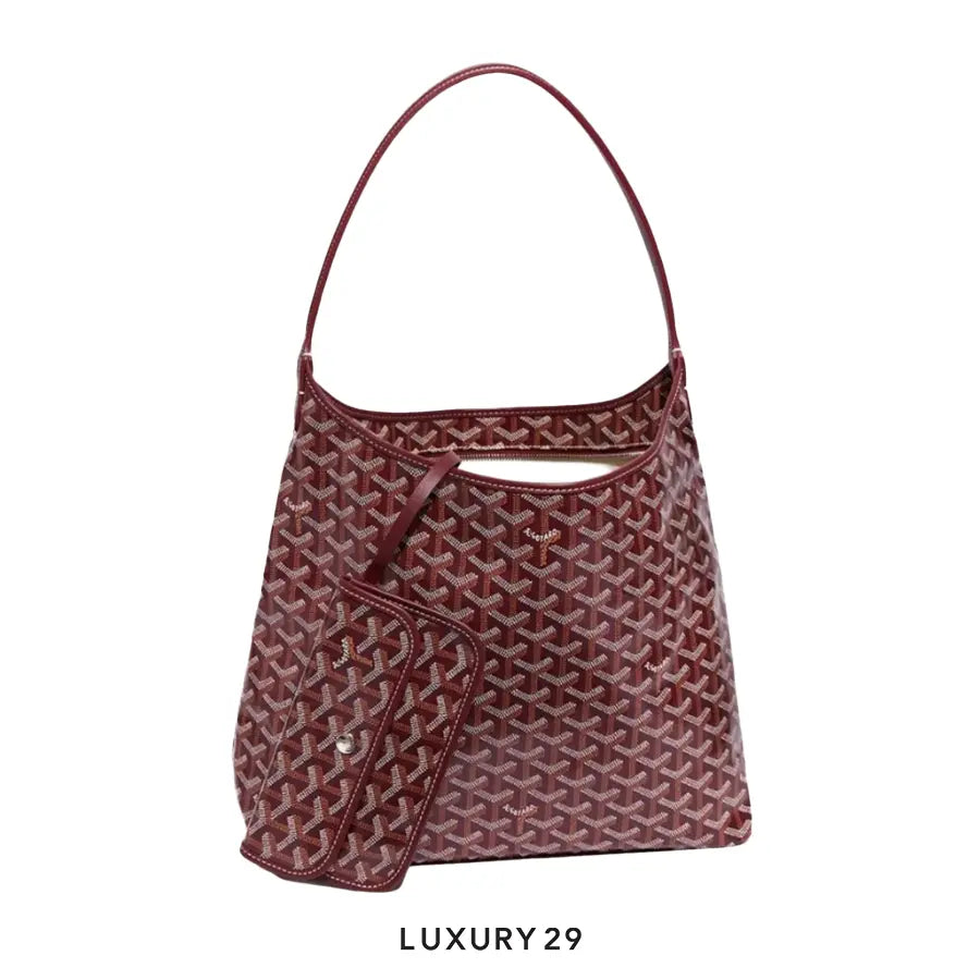 Goyard Boheme Hobo Bag Burgundy GOYARD