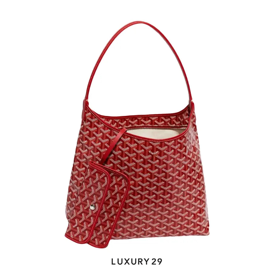 Goyard Boheme Hobo Bag Red GOYARD