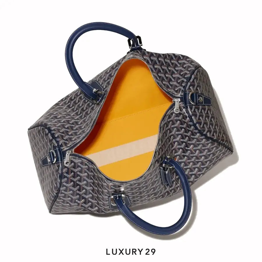 Goyard Boston 50 bag Navy Blue GOYARD