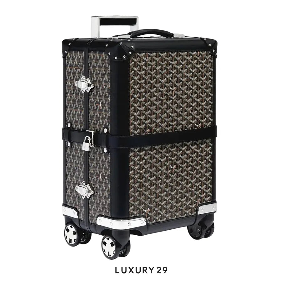 Goyard Bourget PM Trolley Case Black