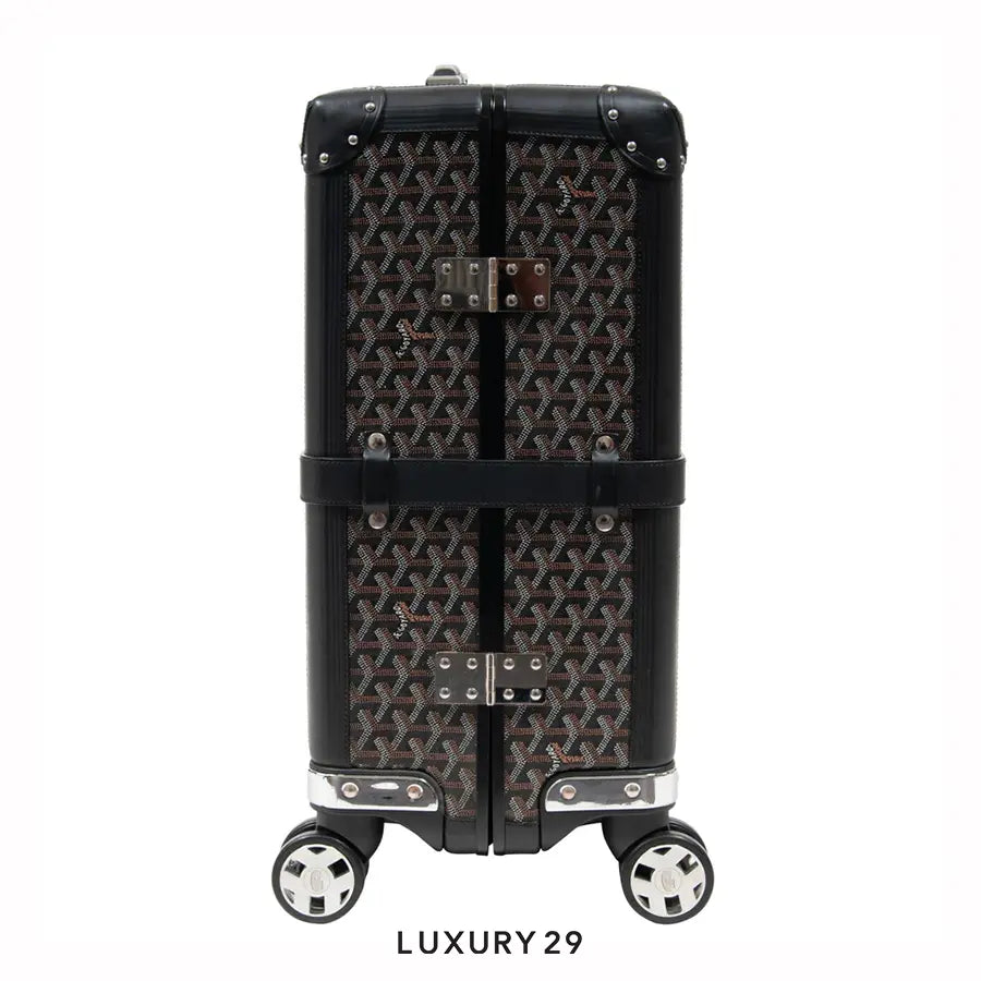 Goyard Bourget PM Trolley Case Black GOYARD