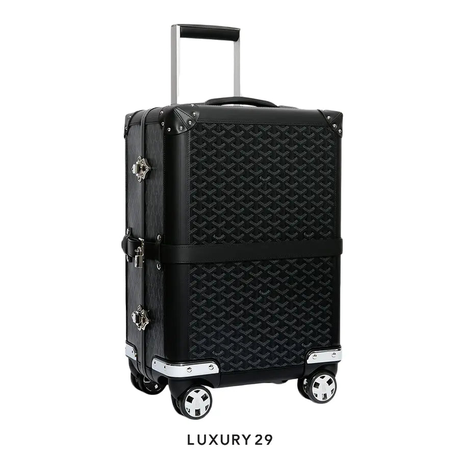 Goyard Bourget PM Trolley Case Jet Black