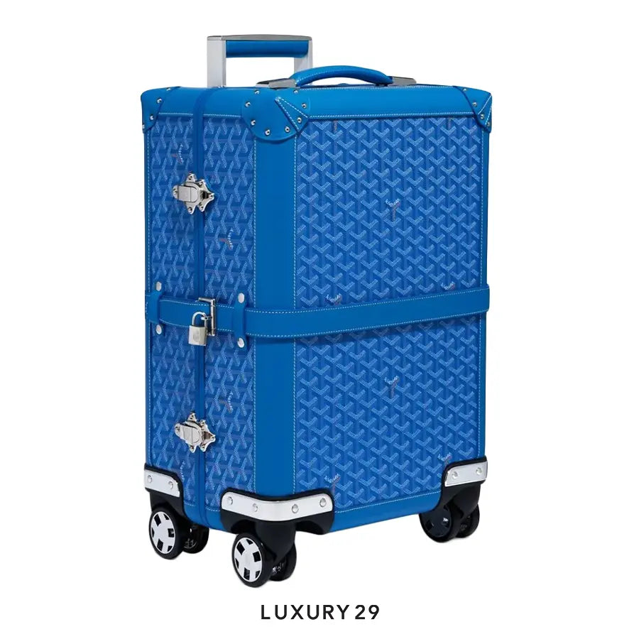 Goyard Bourget PM Trolley Case Sky Blue GOYARD