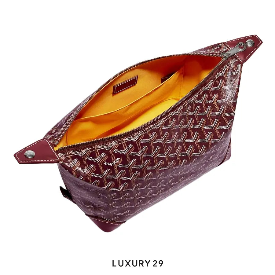 Goyard Bowling 25 Toiletry Bag Burgundy GOYARD