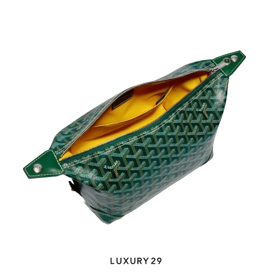 Goyard Bowling 25 Toiletry Bag Green GOYARD Luxury29