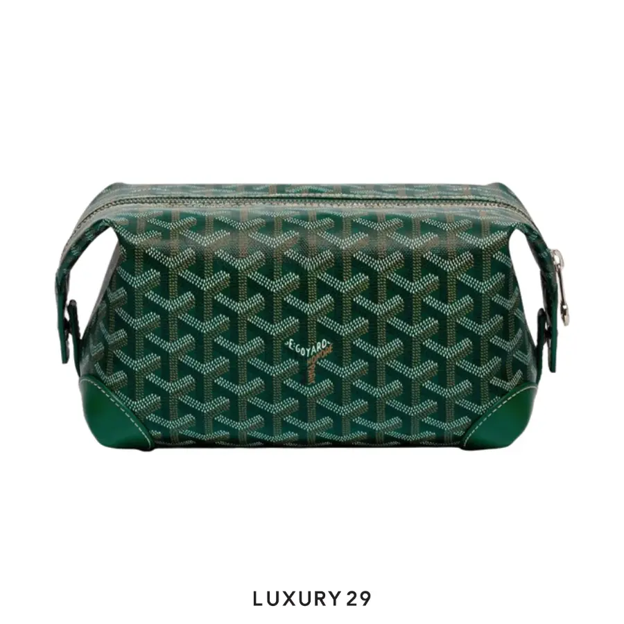 Goyard Bowling 25 Toiletry Bag Green GOYARD Luxury29