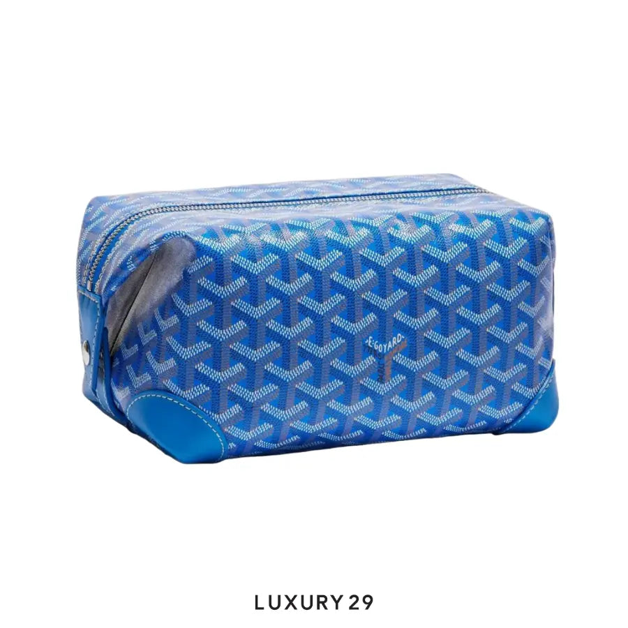 Goyard Bowling 25 Toiletry Bag Sky Blue GOYARD