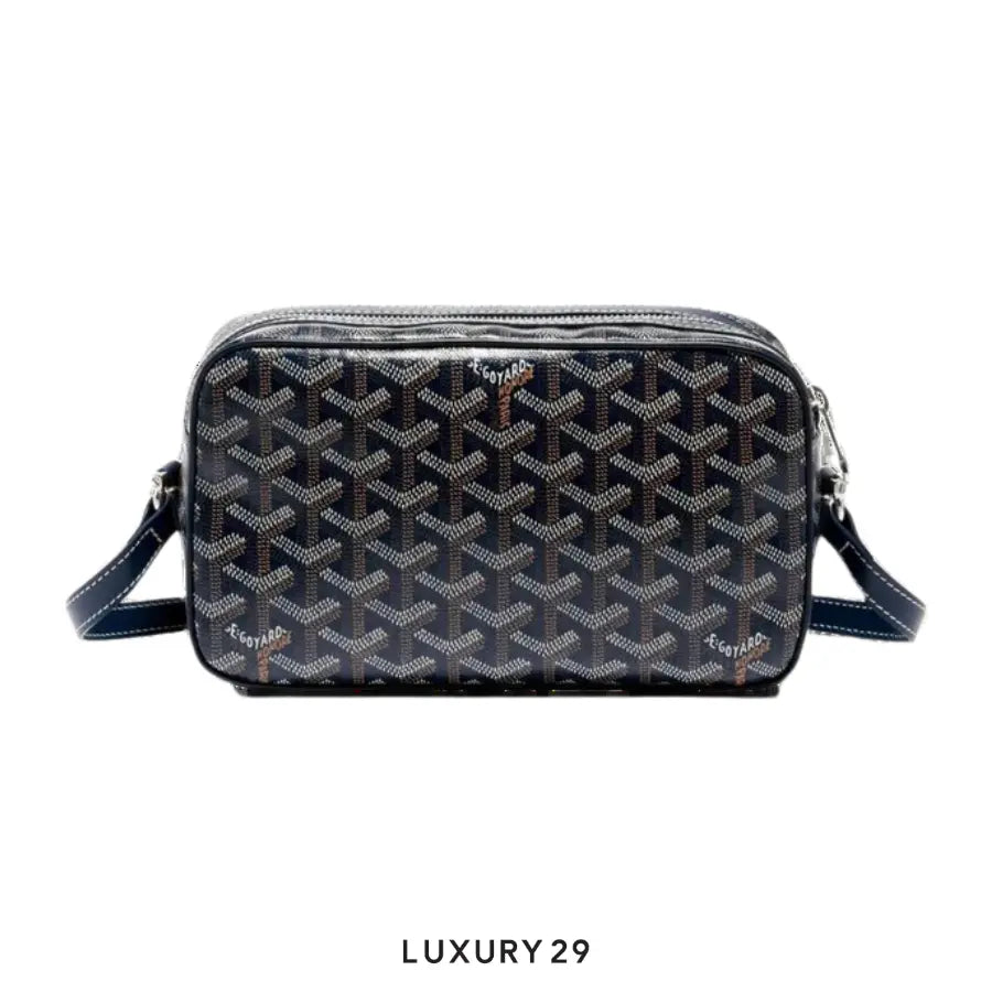 Goyard Cap-Vert PM Bag Navy Blue GOYARD Luxury29