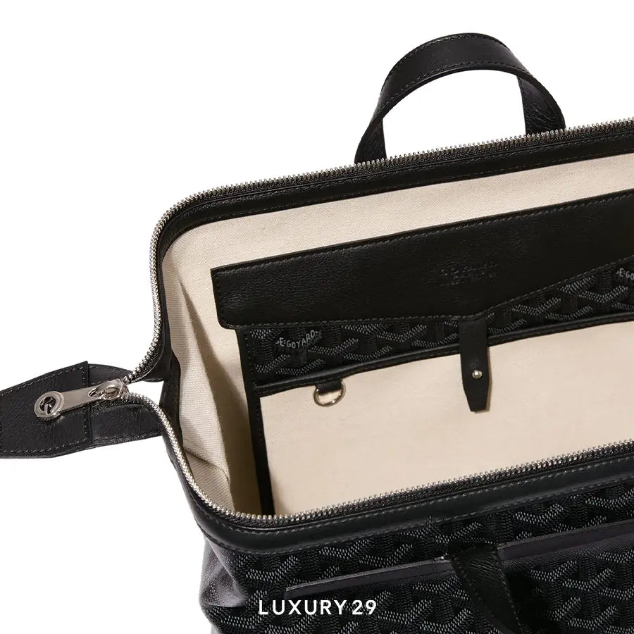 Goyard Cisalpin MM Backpack Jet Black GOYARD