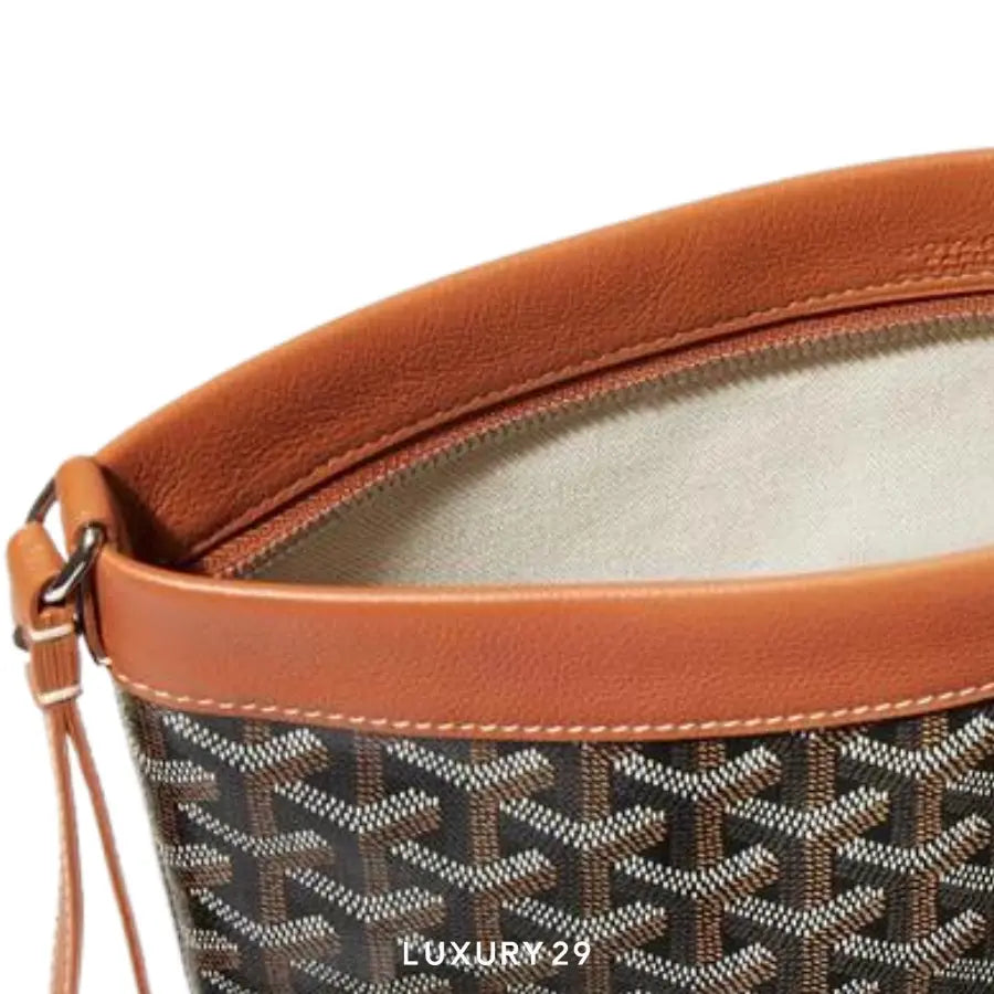 Goyard Conti pouch Black & Tan GOYARD