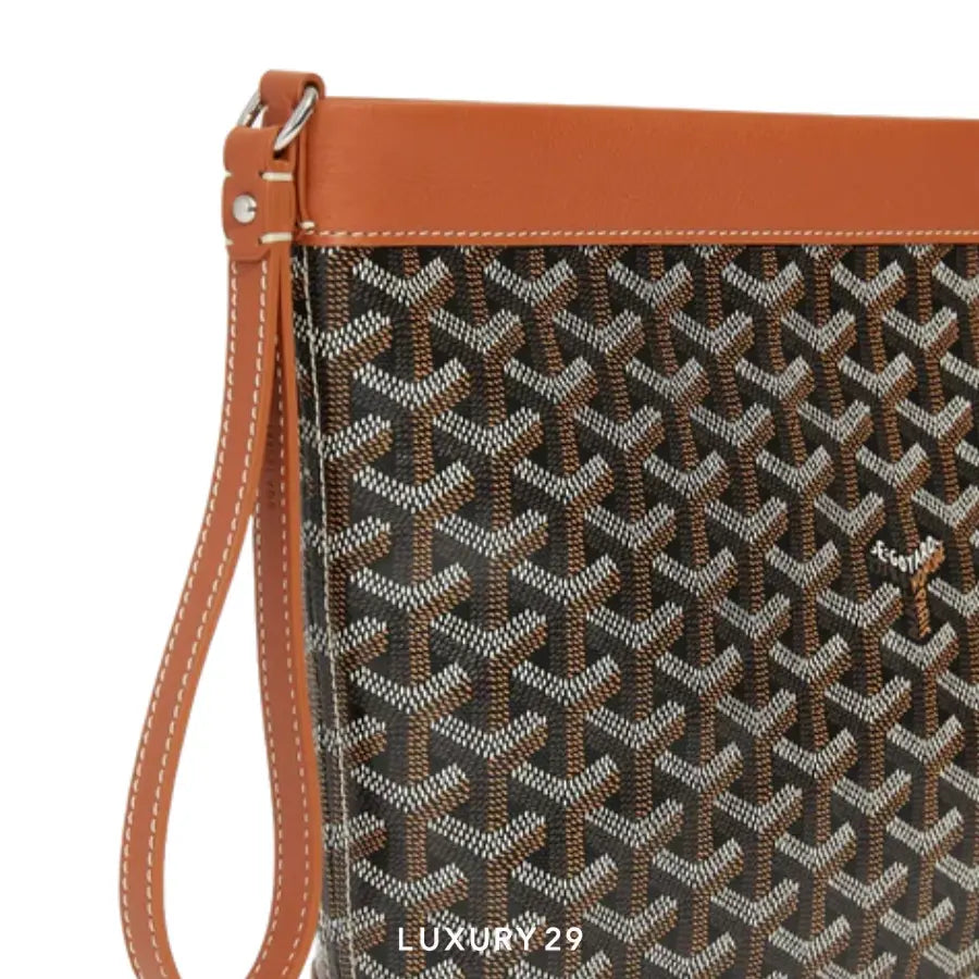Goyard Conti pouch Black & Tan GOYARD