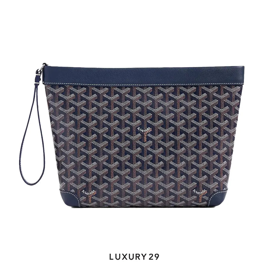 Goyard Conti pouch Navy Blue GOYARD