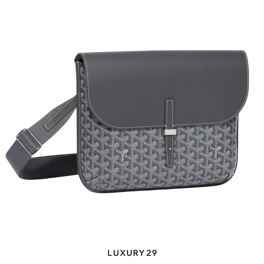Goyard Coursier Messenger Bag Grey GOYARD Luxury29