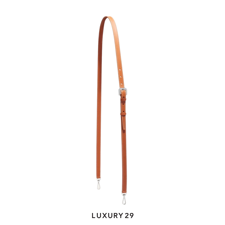 Goyard Cuir PM Strap Bijouterie Palladium Tan GOYARD