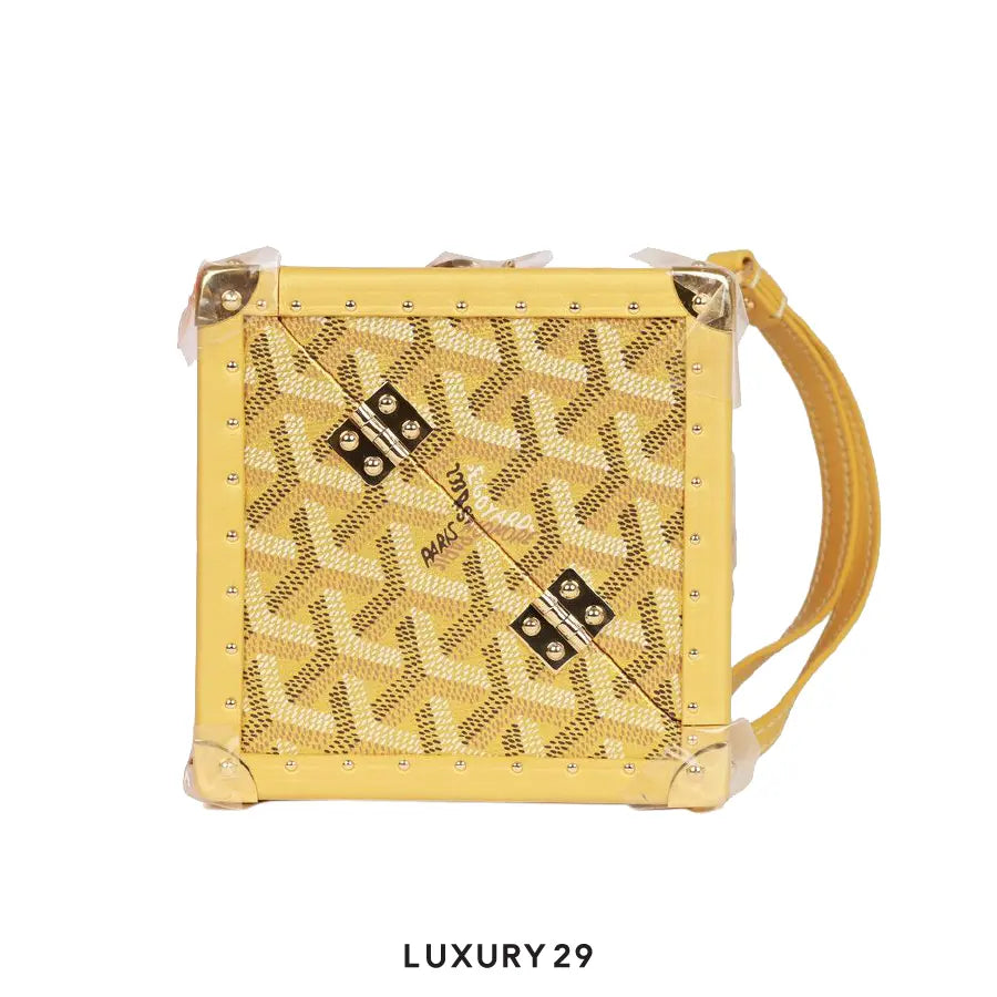 Goyard De Trunk Bag Gold