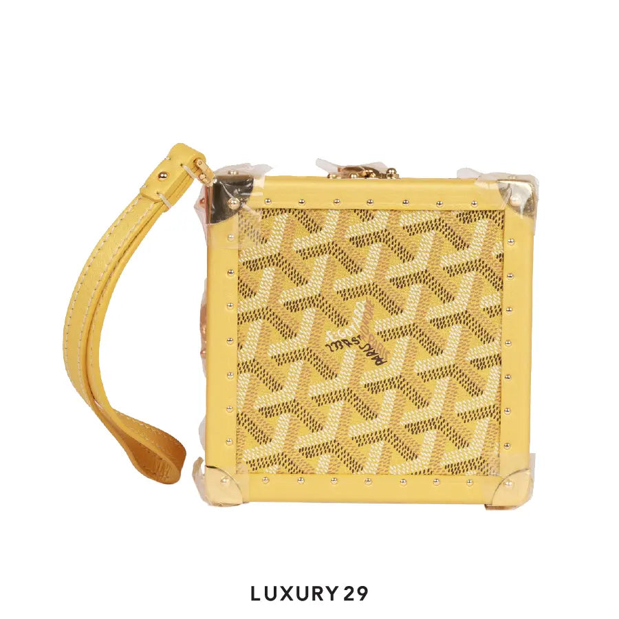 Goyard De Trunk Bag Gold GOYARD