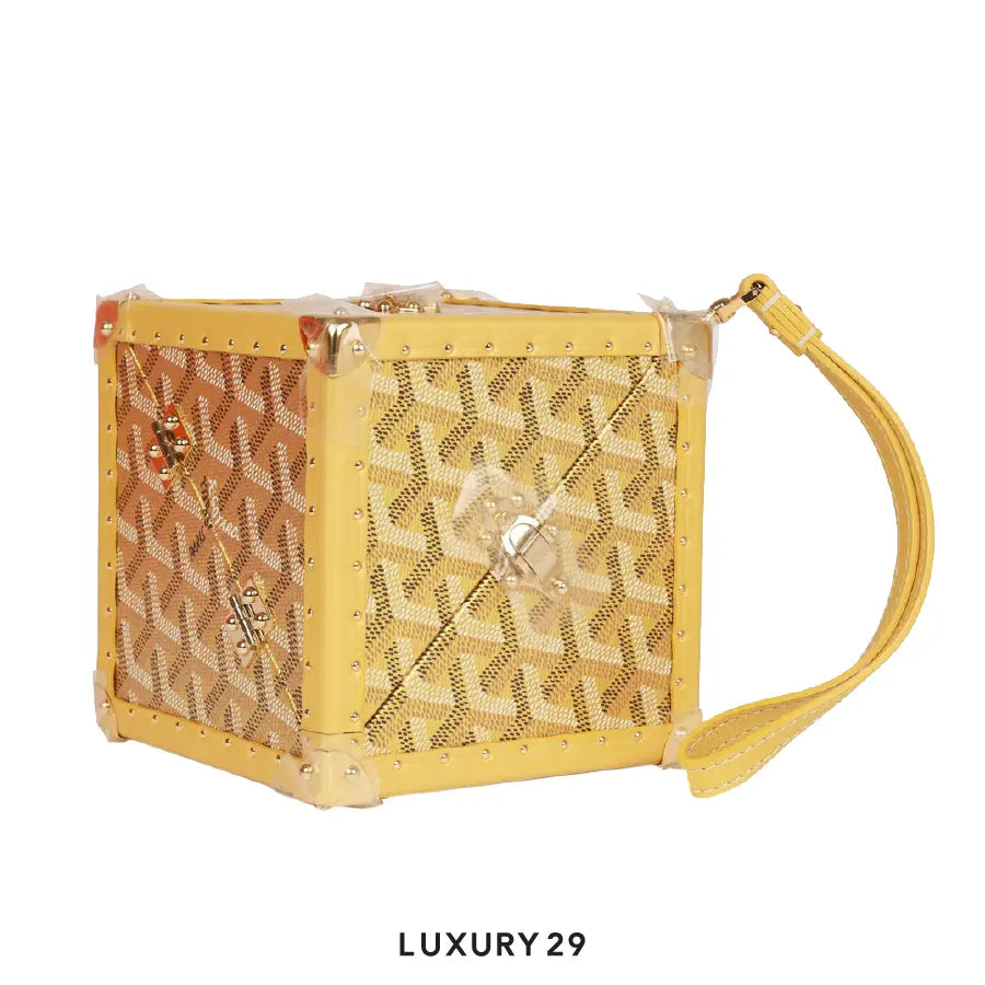 Goyard De Trunk Bag Gold GOYARD
