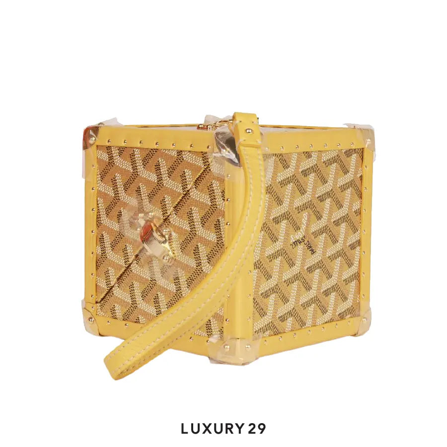 Goyard De Trunk Bag Gold GOYARD