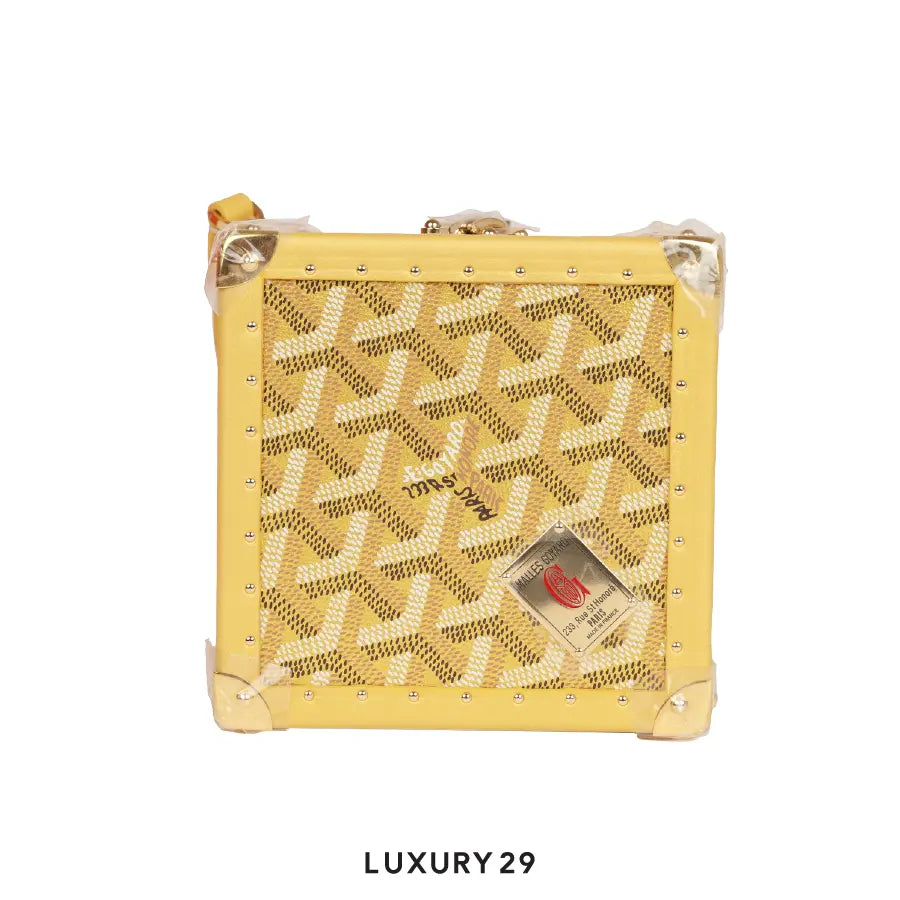 Goyard De Trunk Bag Gold GOYARD