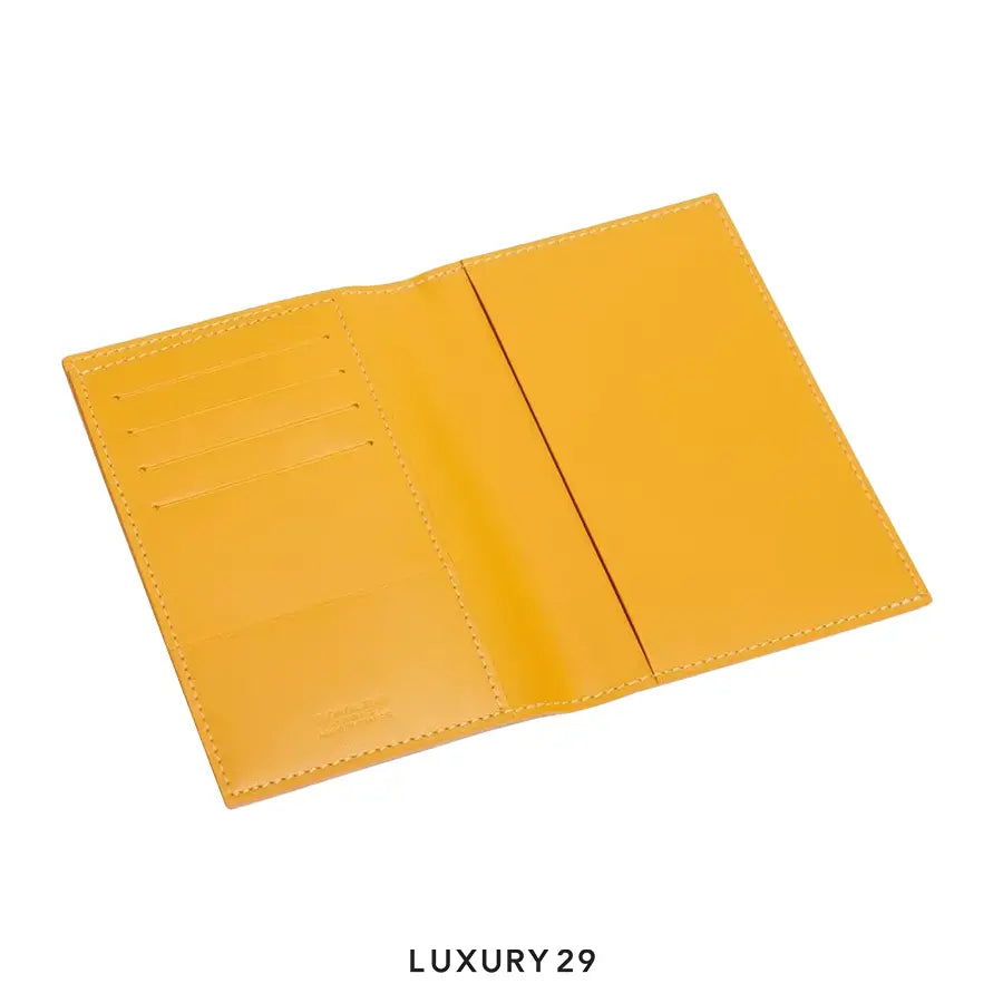 Goyard Grenelle Passport Cover Yellow GOYARD