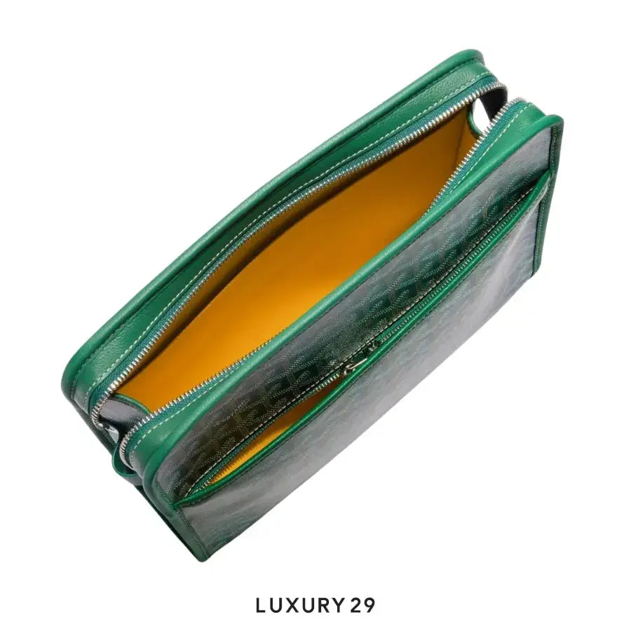 Goyard Jouvence MM Toiletry Bag Green GOYARD