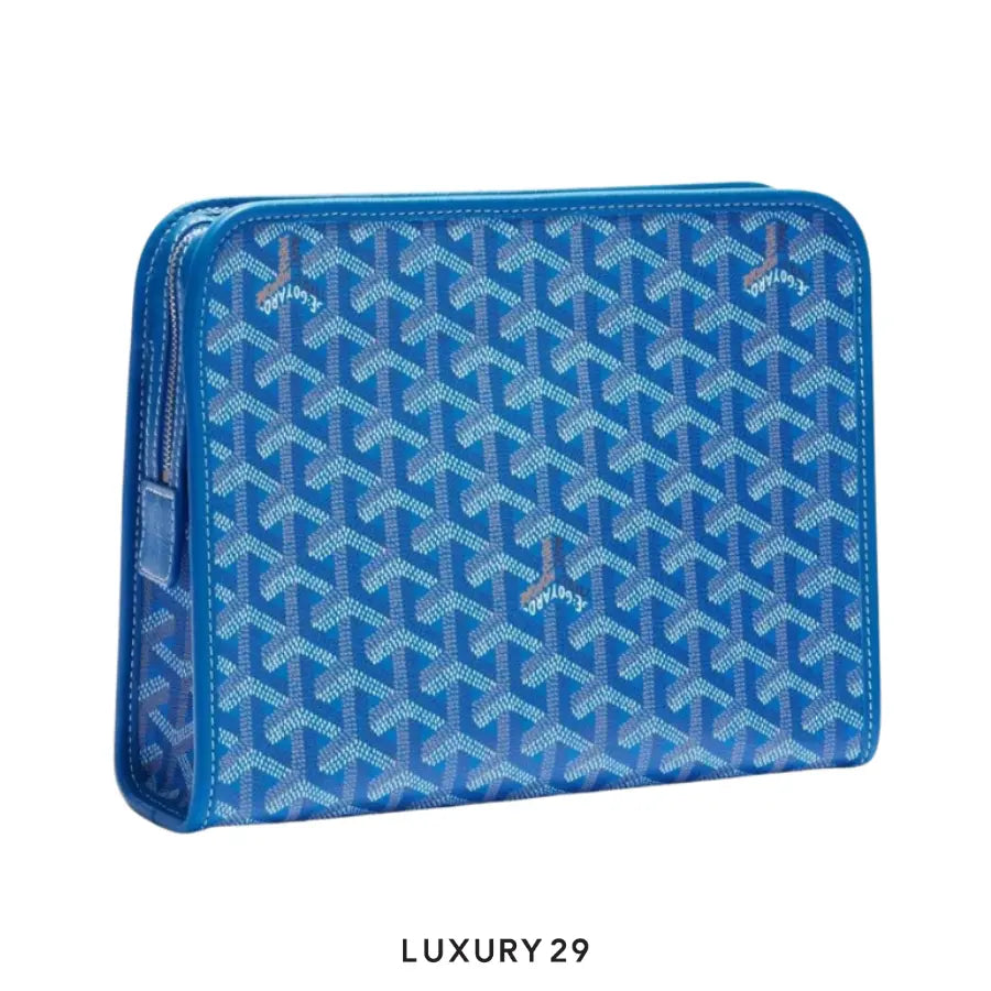 Goyard Jouvence GM Toiletry Bag Sky Blue GOYARD