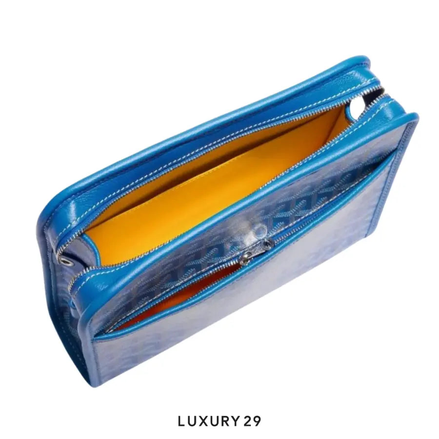 Goyard Jouvence GM Toiletry Bag Sky Blue GOYARD