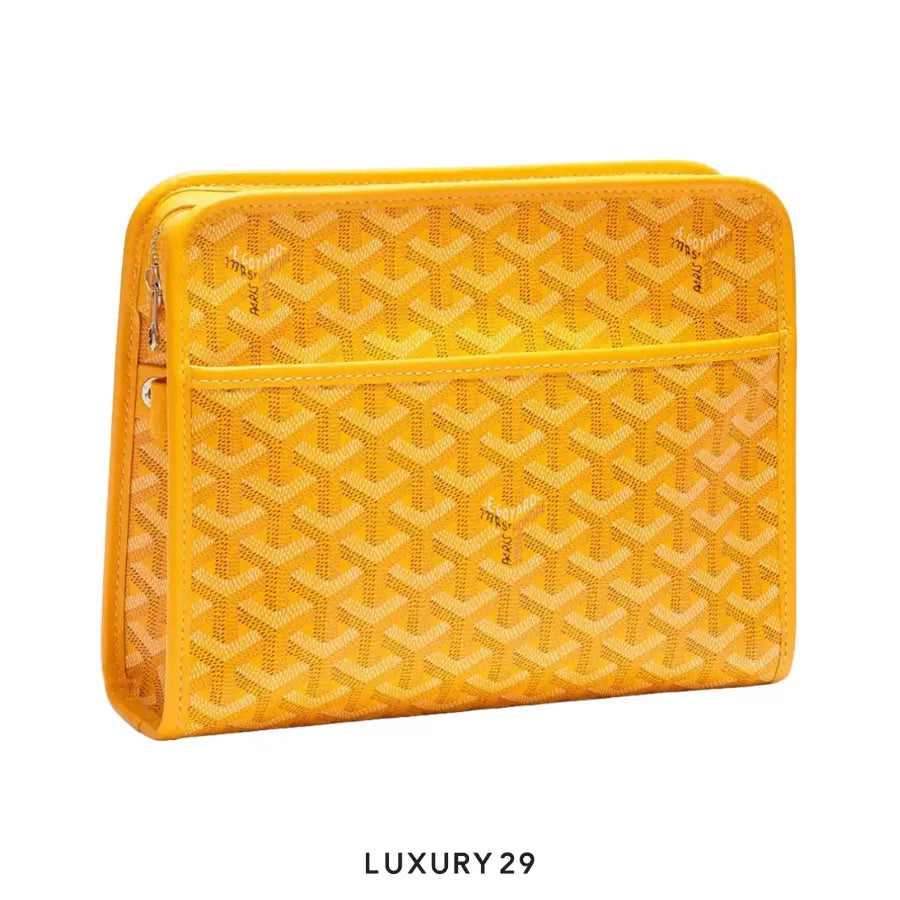 Goyard Jouvence GM Toiletry Bag Yellow