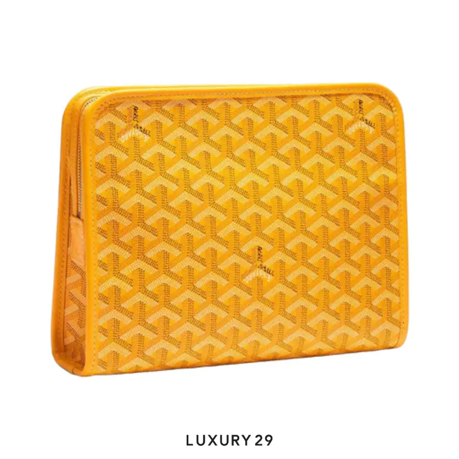Goyard Jouvence GM Toiletry Bag Yellow GOYARD