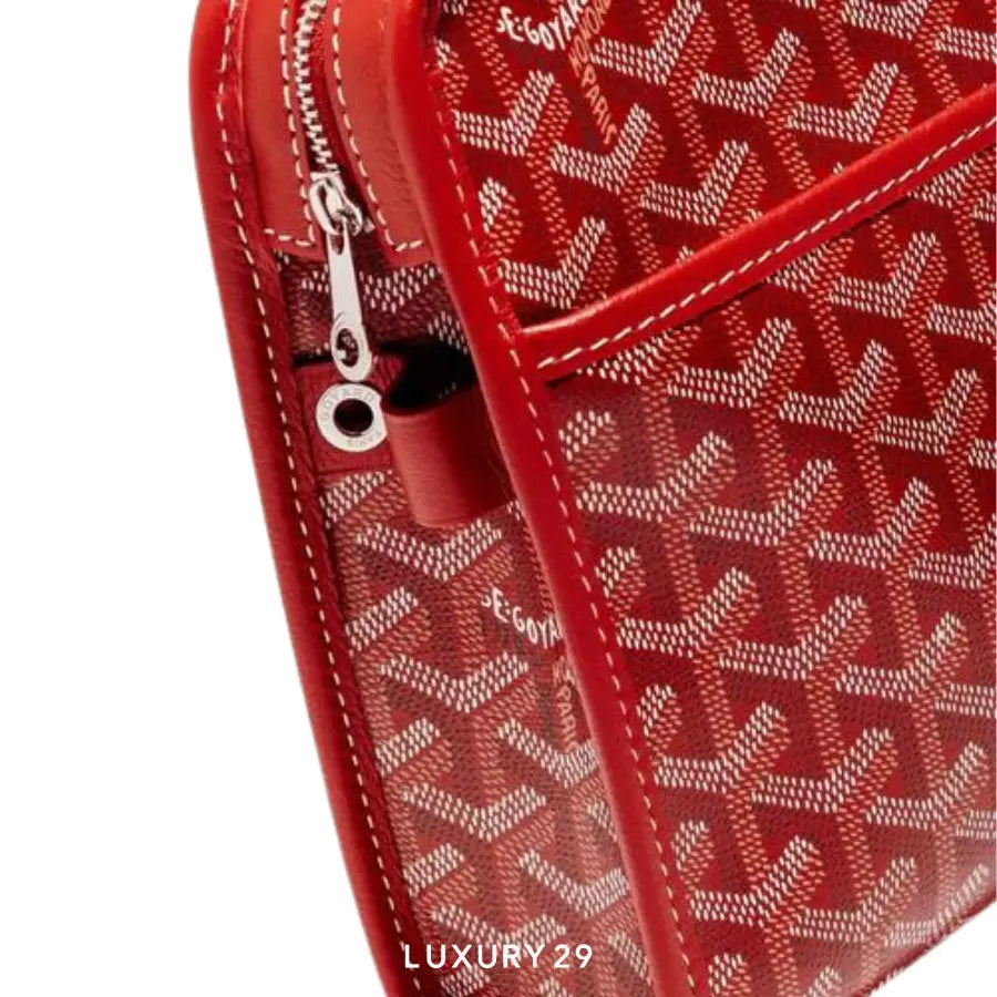 Goyard Jouvence MM Toiletry Bag Red GOYARD