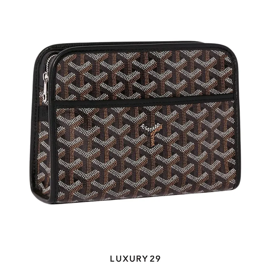 Goyard Jouvence PM Toiletry Bag Black GOYARD Luxury29